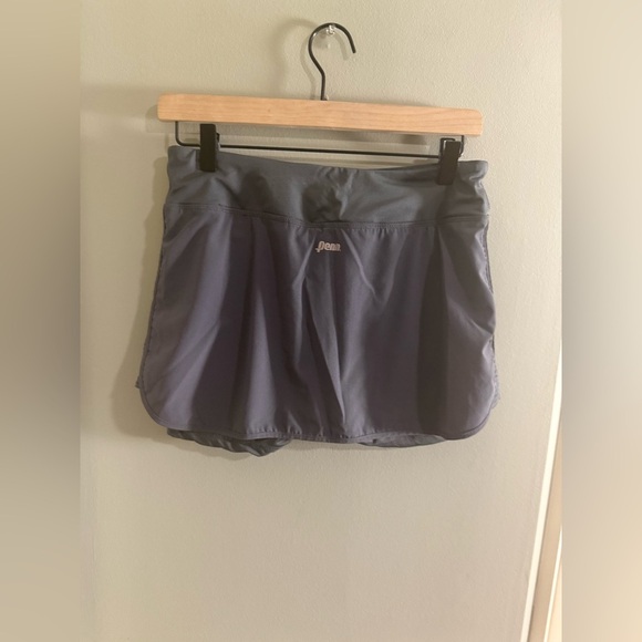 Penn Gray Blue Skorts with Flared Design - Picture 2 of 6